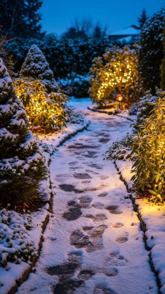 How to Winterize Garden Paths