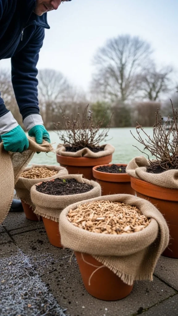 Insulate Containers Before Frost Hits
