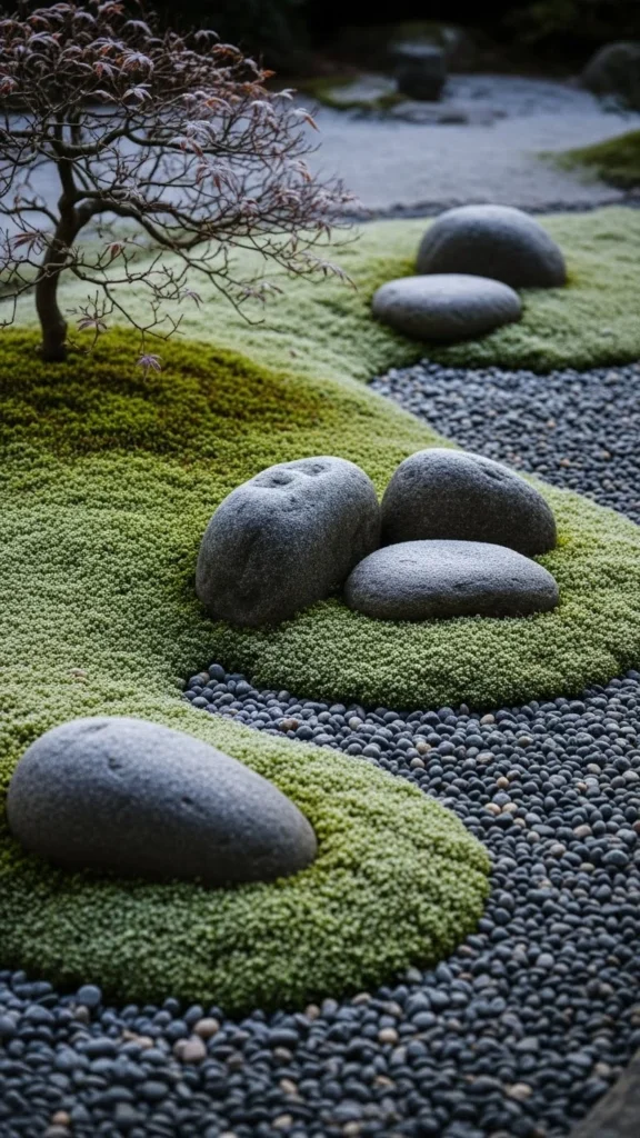 Japanese-Inspired Moss Corner