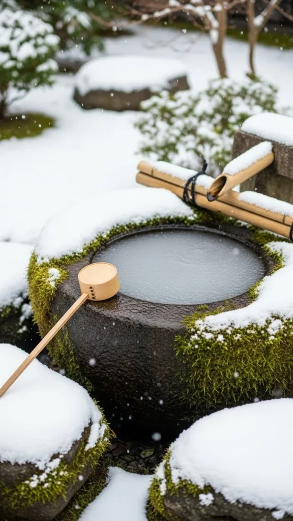 Japanese-Inspired Stone Tsukubai