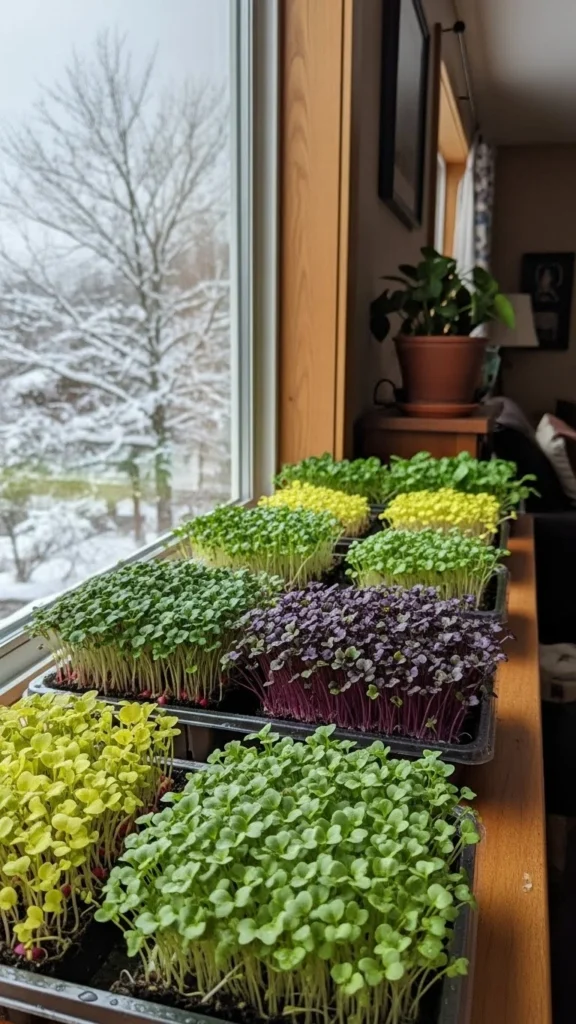 Late-Season Microgreen Mix