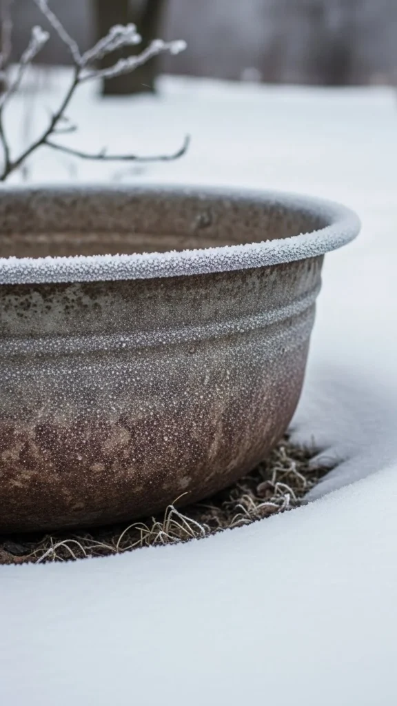 Metal Basin With Patina Finish