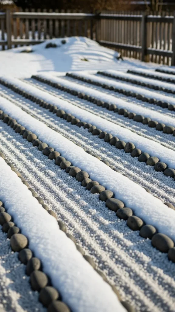 Minimalist Stone Rows