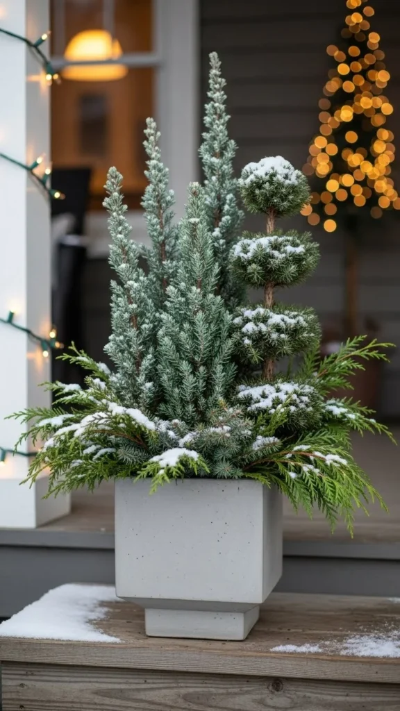 Modern Concrete Planter