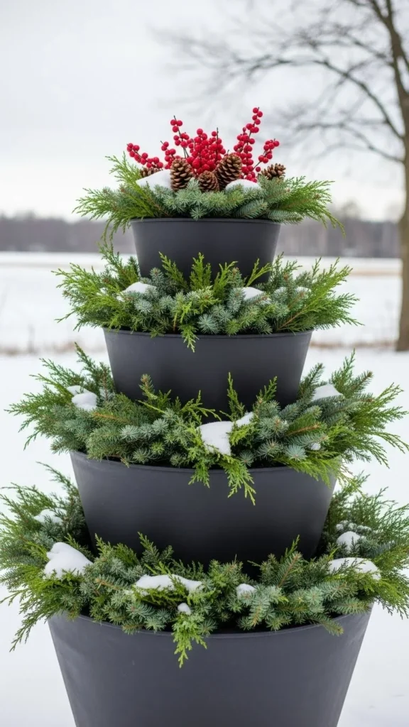 Modular Stackable Outdoor Planters