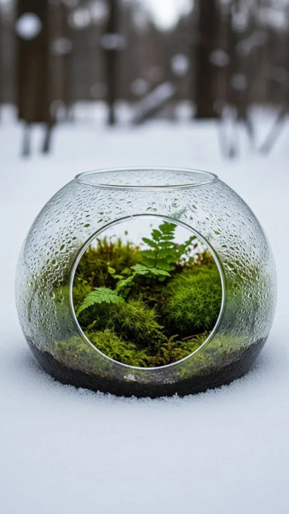 Moss Terrarium Outdoors
