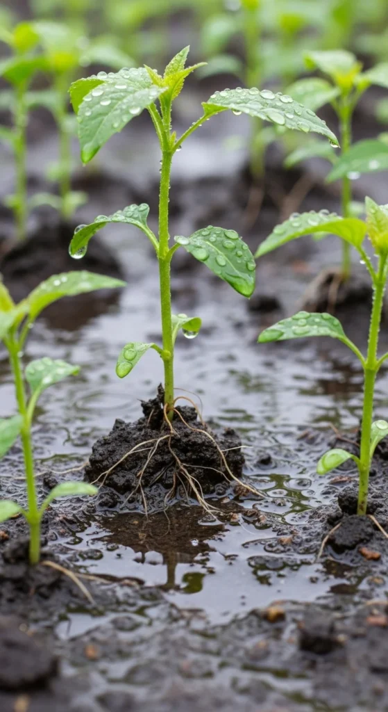 Mulch-Free Zones Near Stems