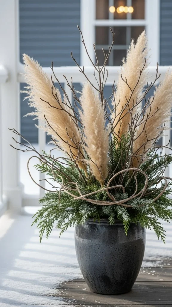 Neutral Twig and Grass Mix