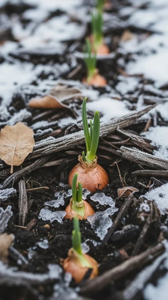 Overwintering Onion Greens Mix