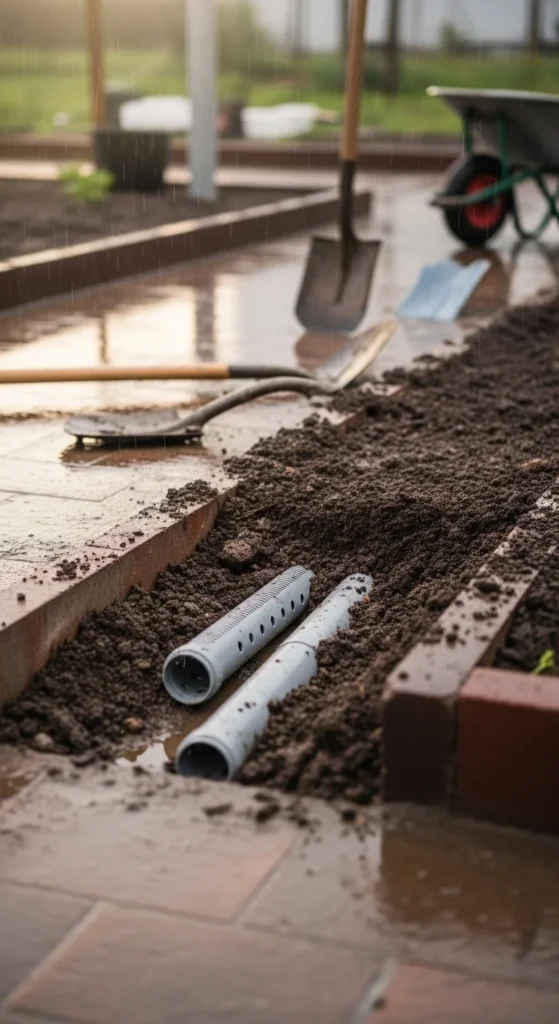 Perforated Drain Pipes Underground