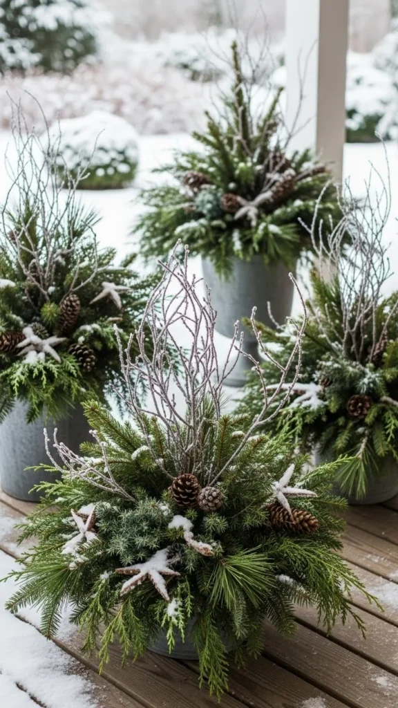 Plan Containers That Shine in Snow