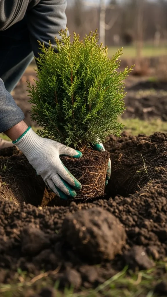How to Plant an Evergreen Winter Hedge