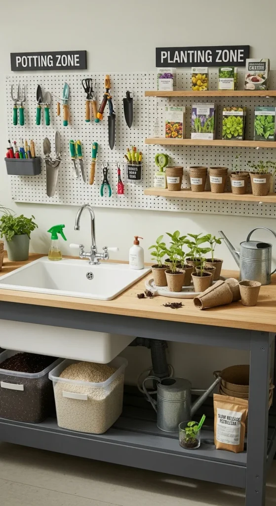 Potting Bench Zones