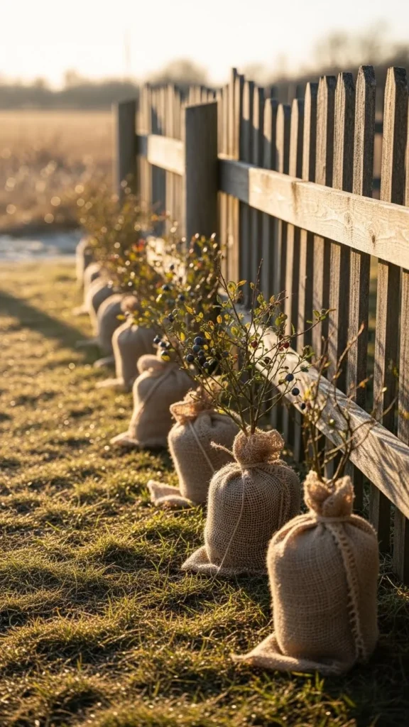 Protect Bushes From Harsh Wind and Frost