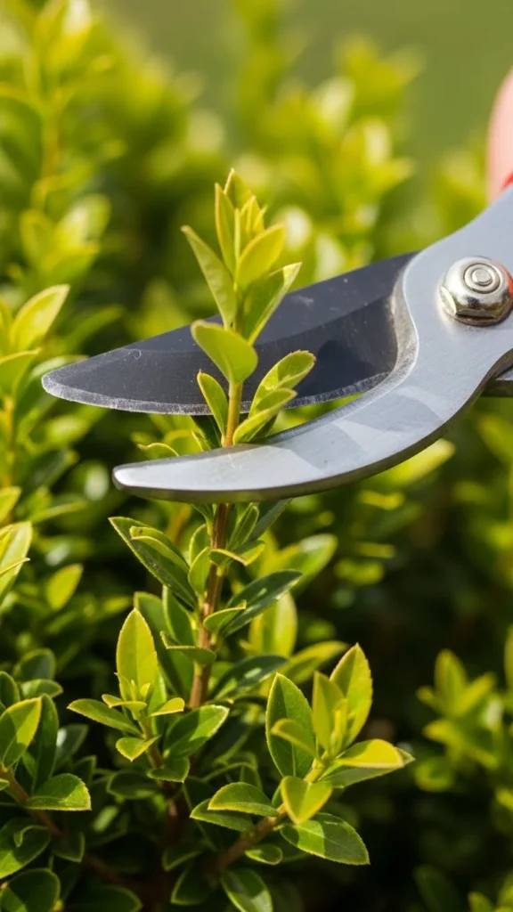 Prune Shrubs Carefully