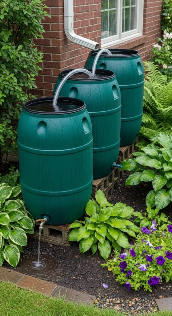 Rain Barrels Redirected Away