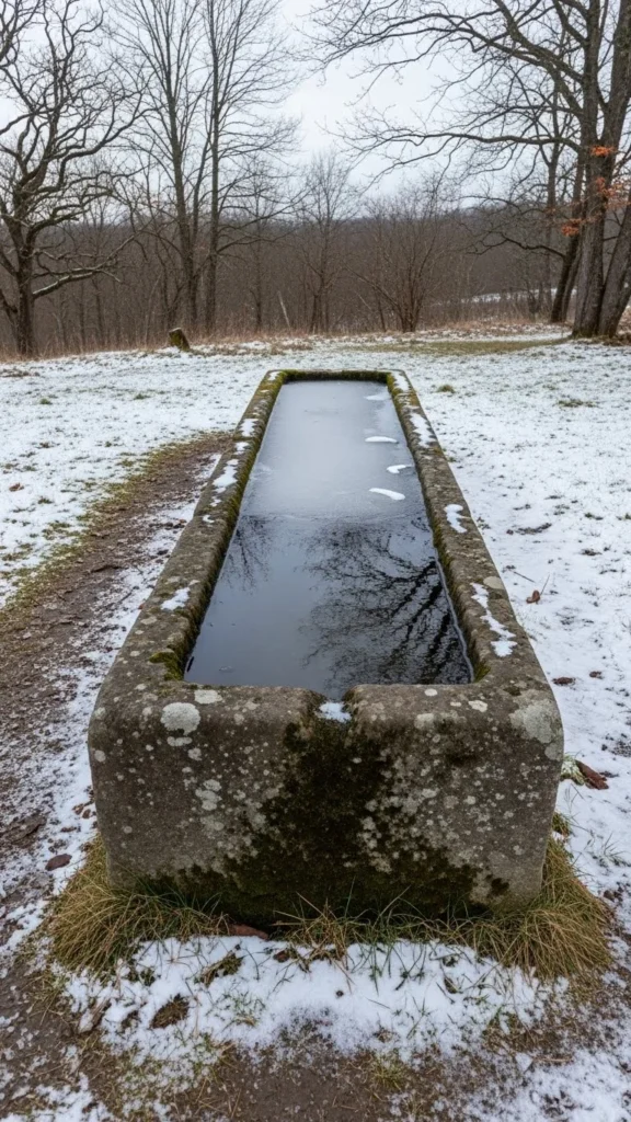  Rectangular Stone Trough Fountain
