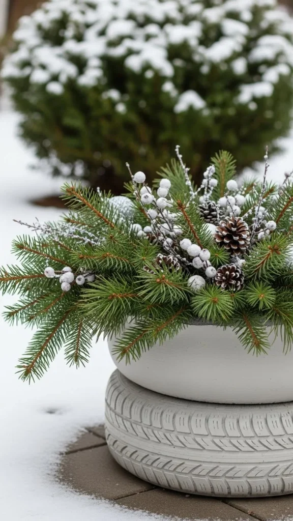 Recycled Tire Planters