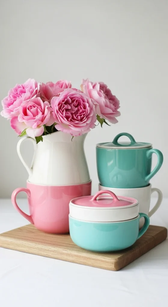 Repurposed Kitchen Containers Outdoors