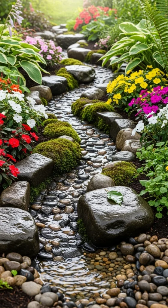 Rock Channels for Runoff