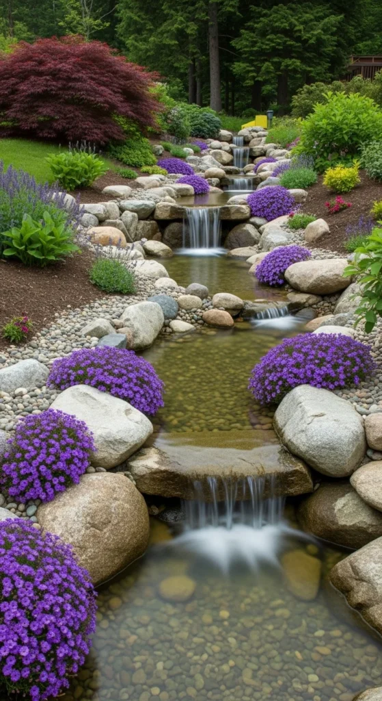Rock Garden With Natural Boulders