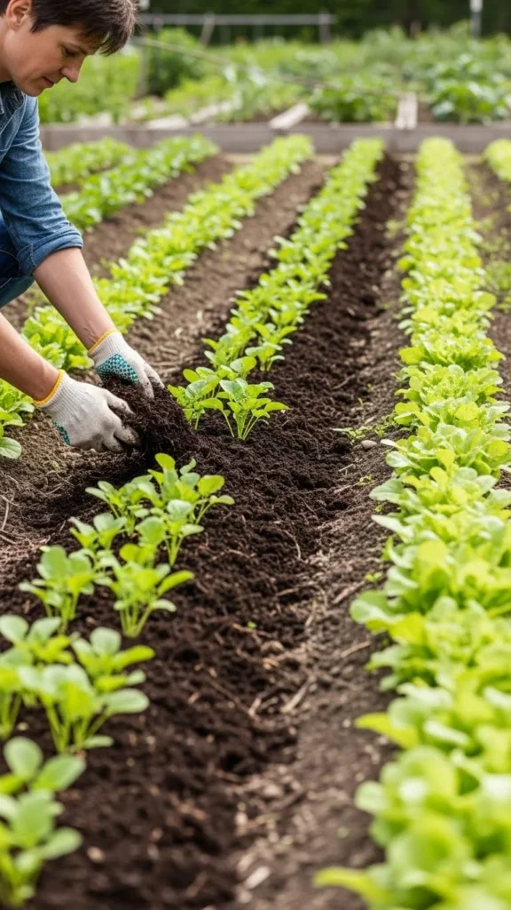 Side-Dress Growing Plants