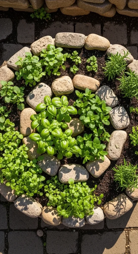 Simple Herb Spiral Beds