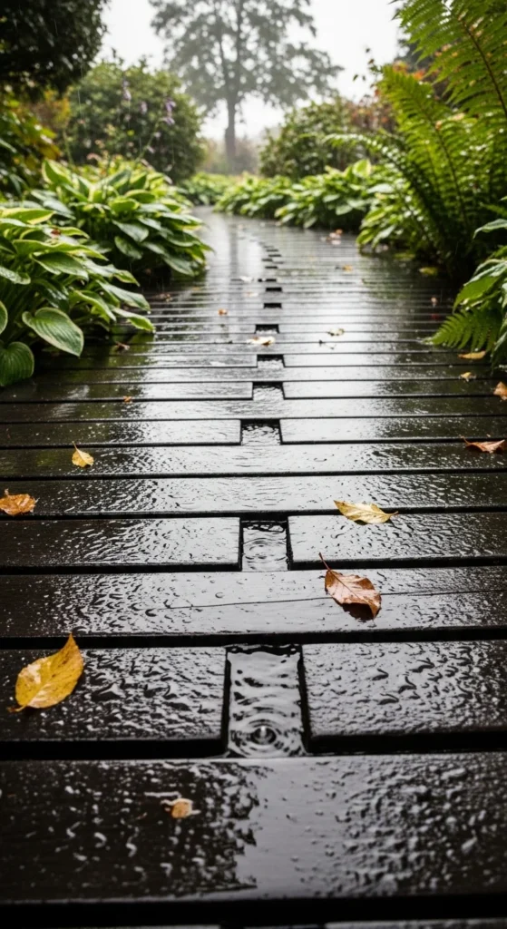 Slatted Wooden Walkways