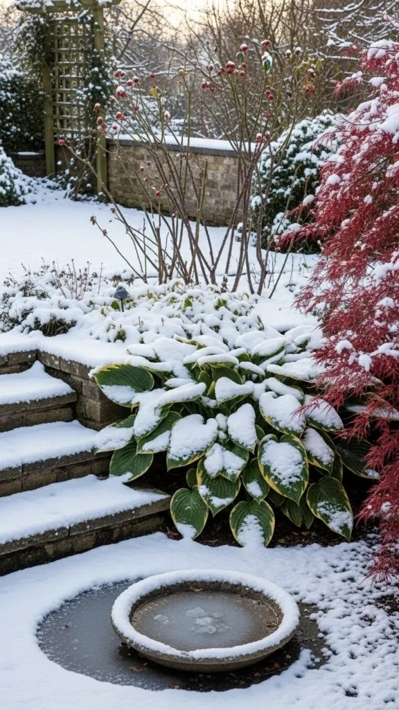 Snow Garden Corner Accents