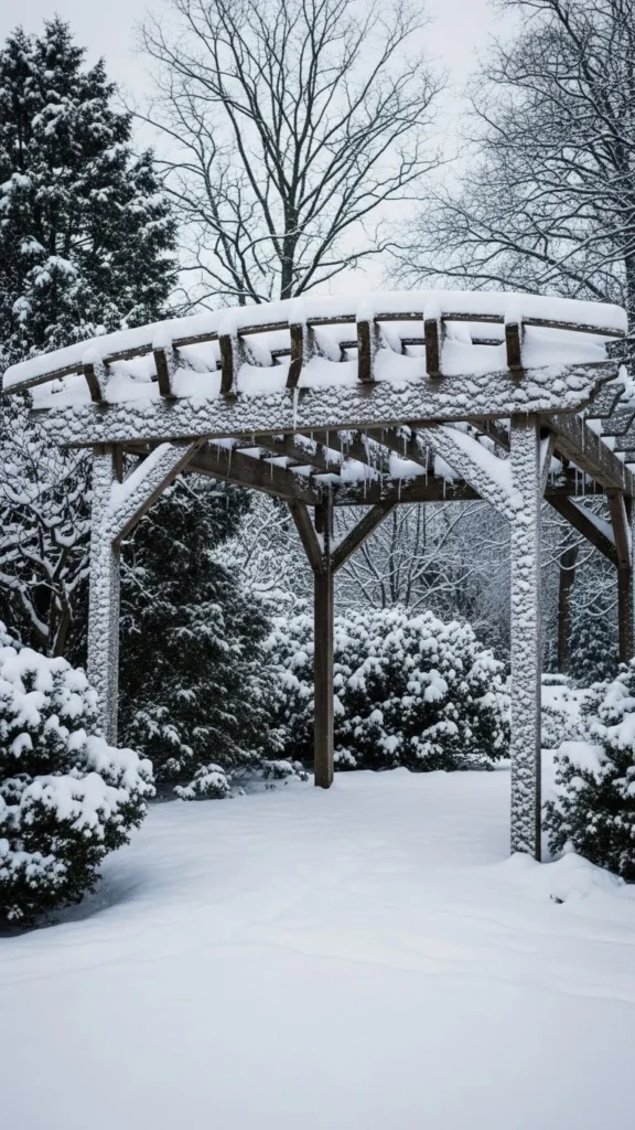 Snow Garden Pergola Frames