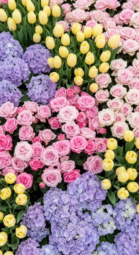 Soft Pastel Flower Zones