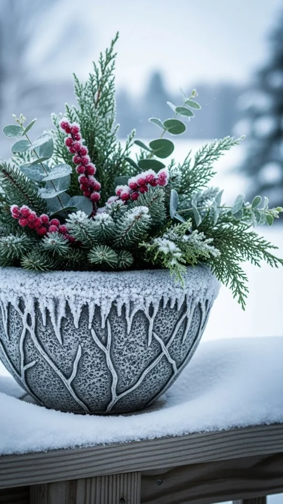 Stone-Finish Polyresin Bowls