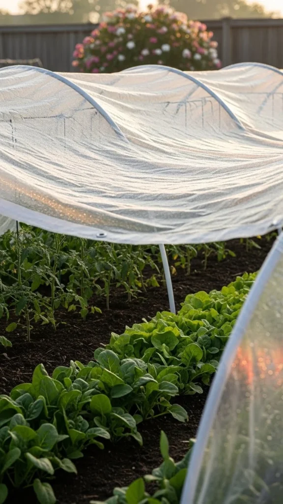 Temporary Tarp Tunnel