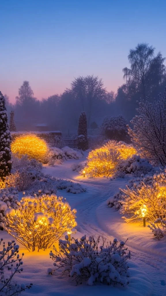 Use Lighting to Create Winter Glow