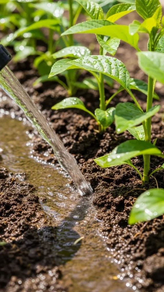 Water Deep After Feeding