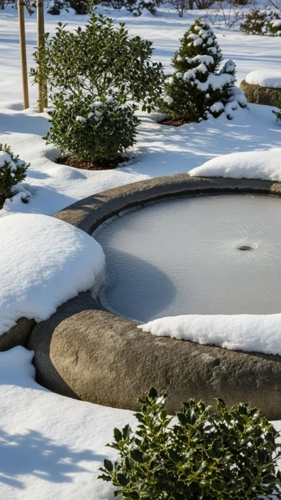 Winter Garden Water Features