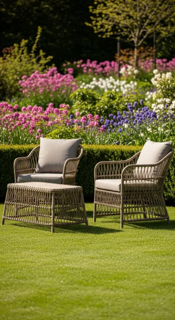 Woven Outdoor Seating Corners