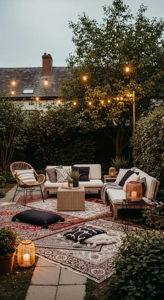 how to decorate backyard