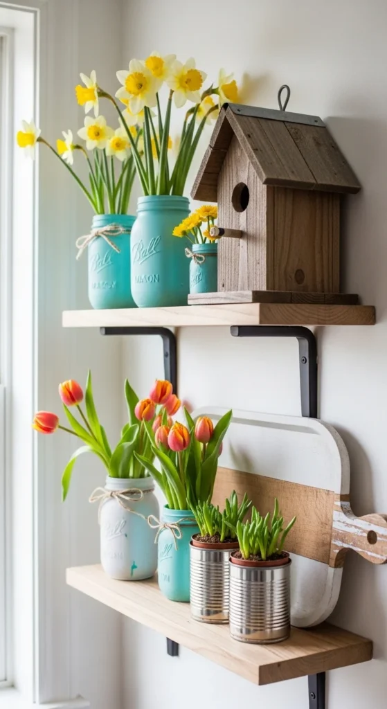 Add Simple Shelving for Space