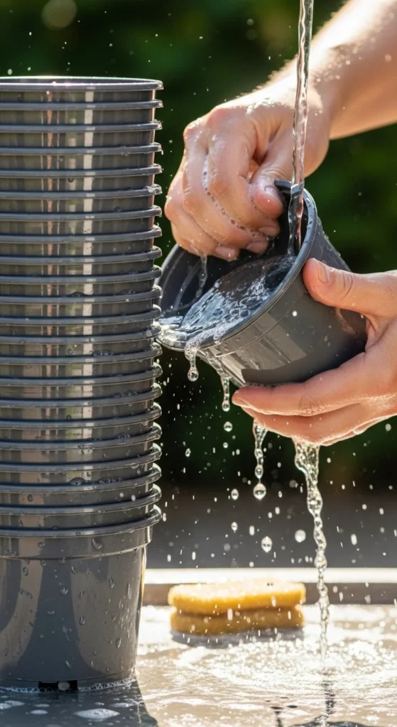 Clean Pots and Containers