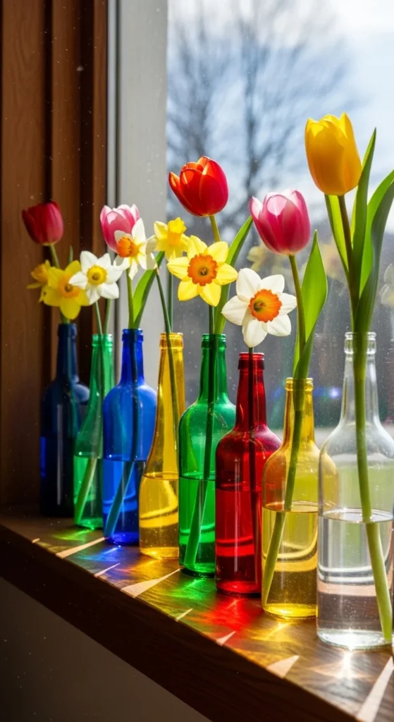 Colorful Bottle Neckline