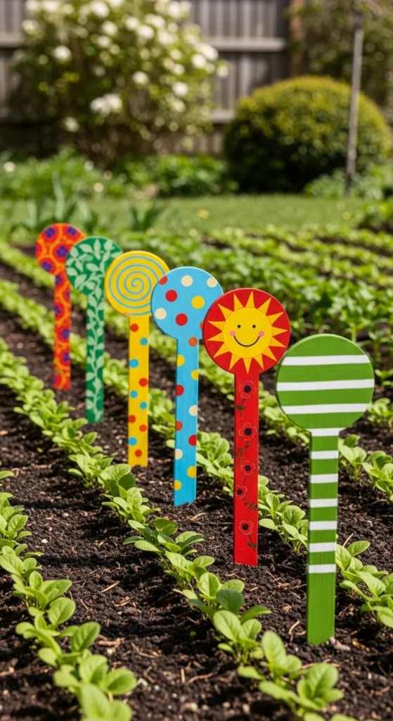  Colorful Garden Stakes
