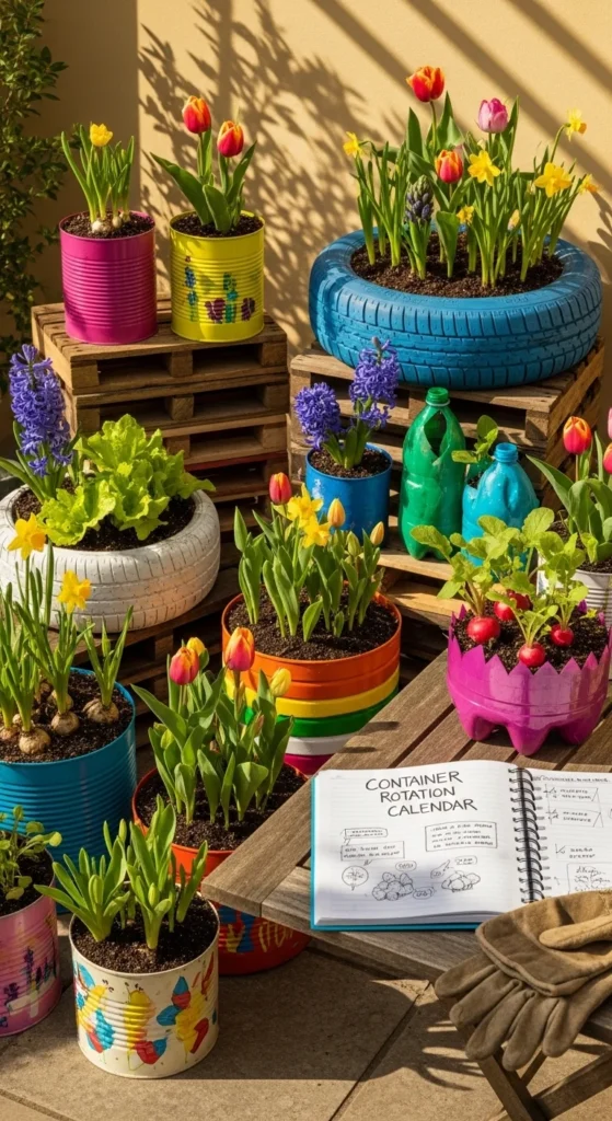 Container Garden Rotation Calendar