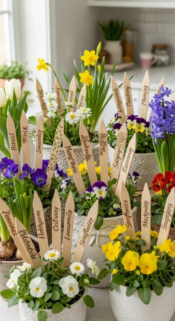 Cottage-Style Plant Labels