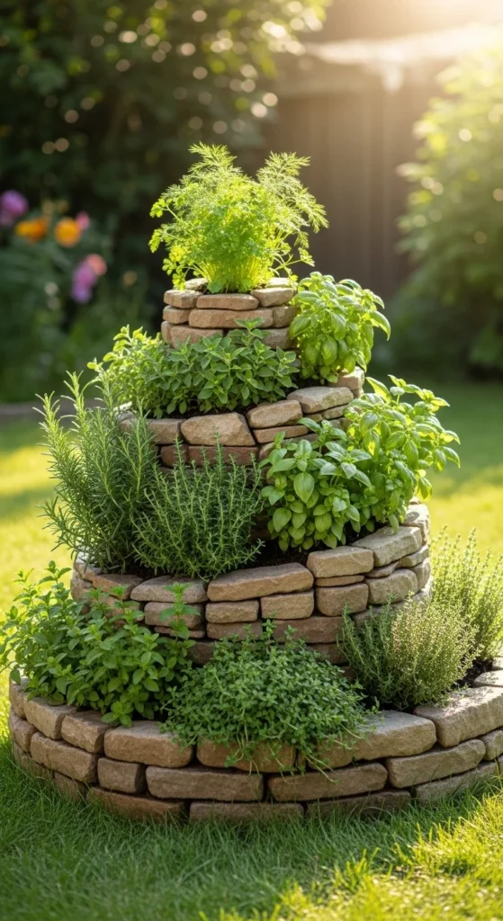 DIY Herb Spiral
