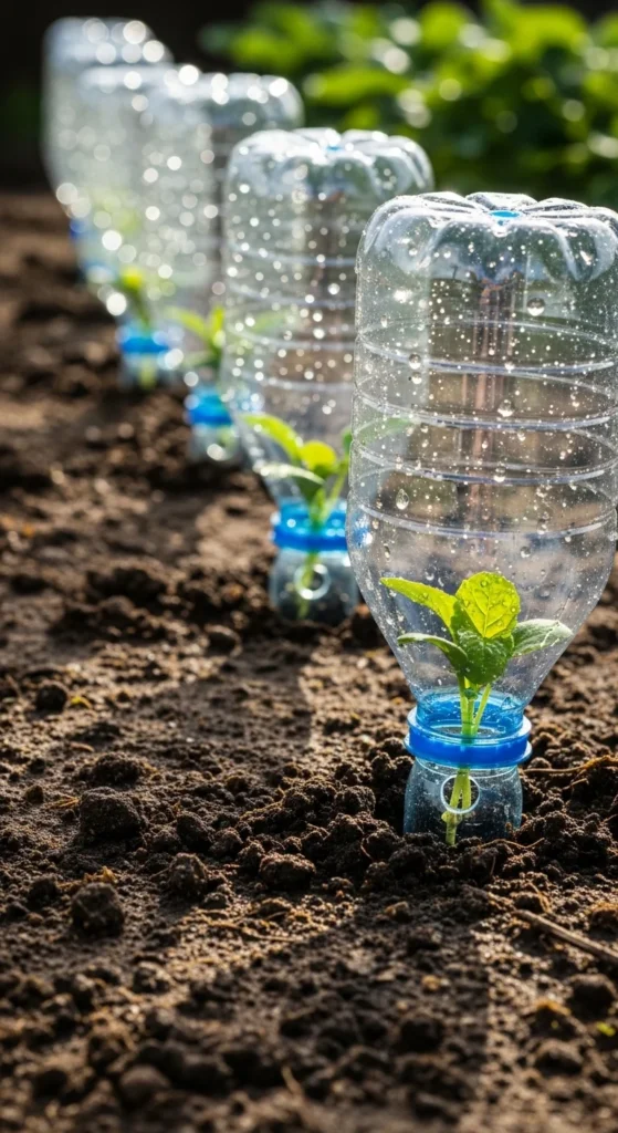 DIY Irrigation with Bottles