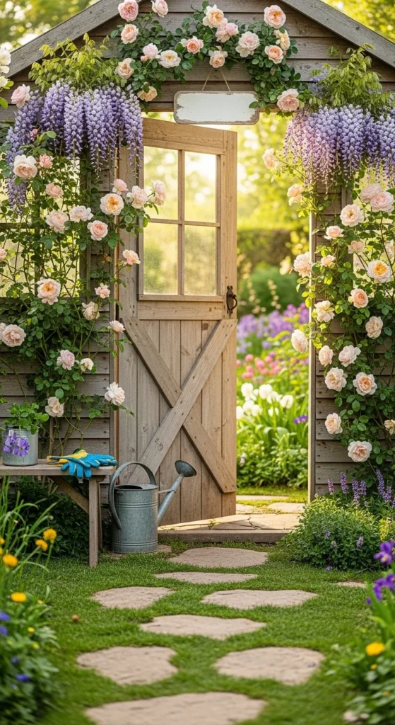 Flower-Framed Doorways