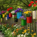 How to Make Garden Decor With Tin Cans