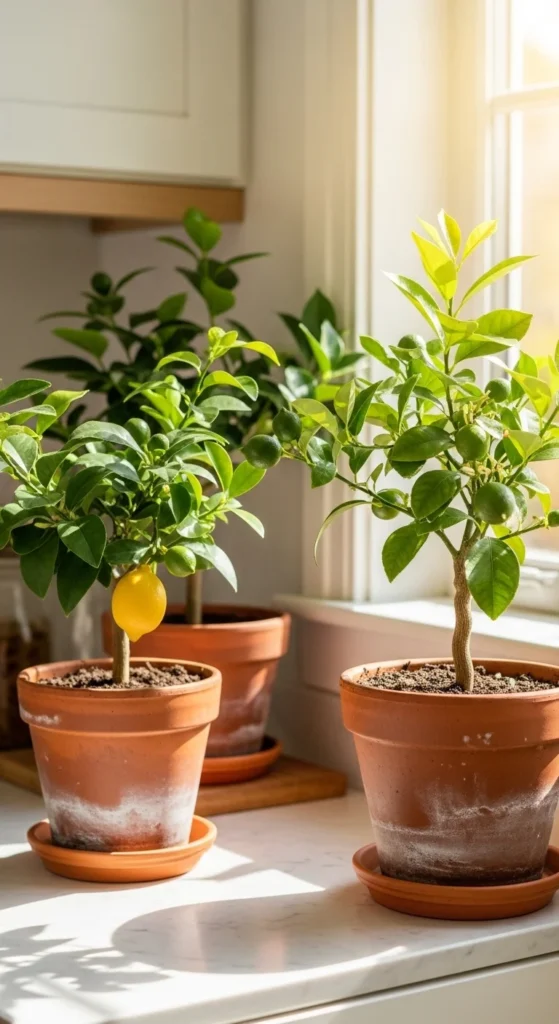Indoor Citrus in Pots