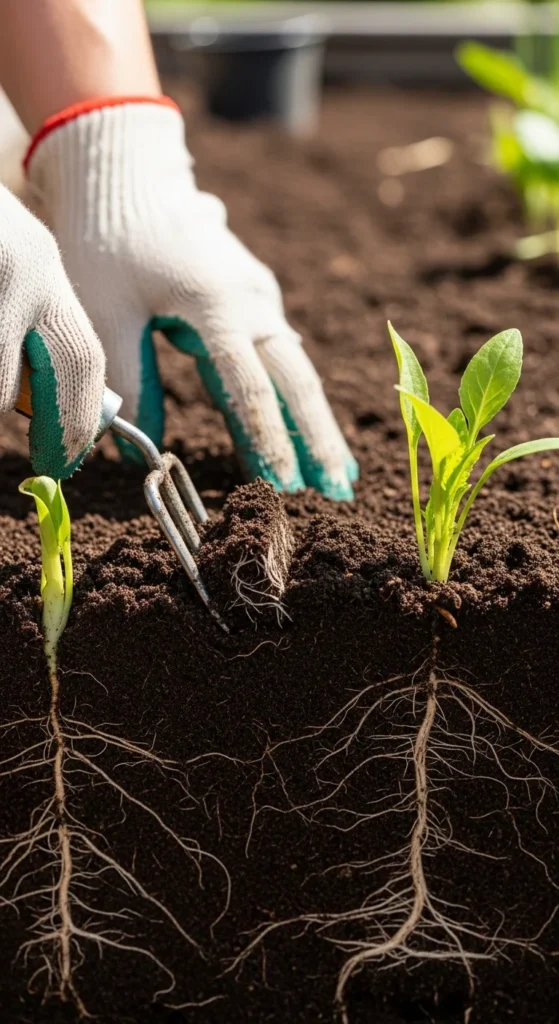 Loosen Only the Top Inch, Not the Whole Bed